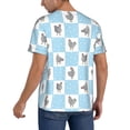 thumbnail image 2 of Goofa Funny Chicken Pattern Mens Golf Shirt Baseball T-shirt Moisture Wicking Dry Fit Performance Sport Short Sleeve Striped Golf Polo Shirts-4X-Large, 2 of 7