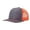 Grey1, variant on Mens Cap Classic Structured Trucker Snapback Baseball Cap for Men Adjustable Flat Brim Solid Color Mesh Hat