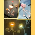 thumbnail image 4 of Billuyoard Lámpara de escritorio divertida ABS flexible 4 garras Luz emitida suave La luz emitida es suave y no deslumbrante Iluminación y accesorios amarillo, 4 of 6