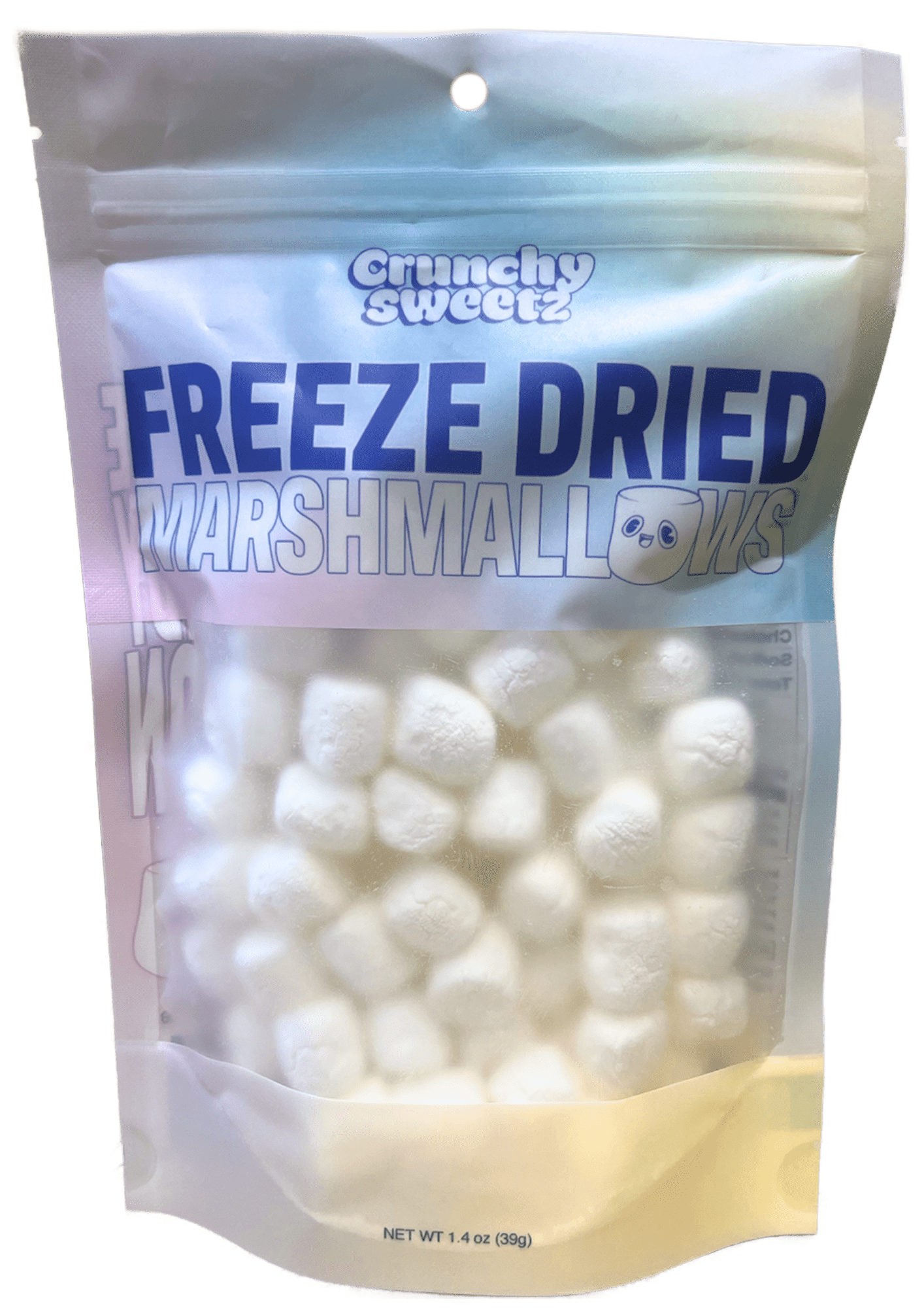 Crunchy Sweetz Freeze Dried Marshmallows Candy 4oz Bag - Walmart.com