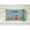 thumbnail image 2 of Dogue de Bourdeaux Sweet Home Canvas Fabric Decorative Pillow, 2 of 4