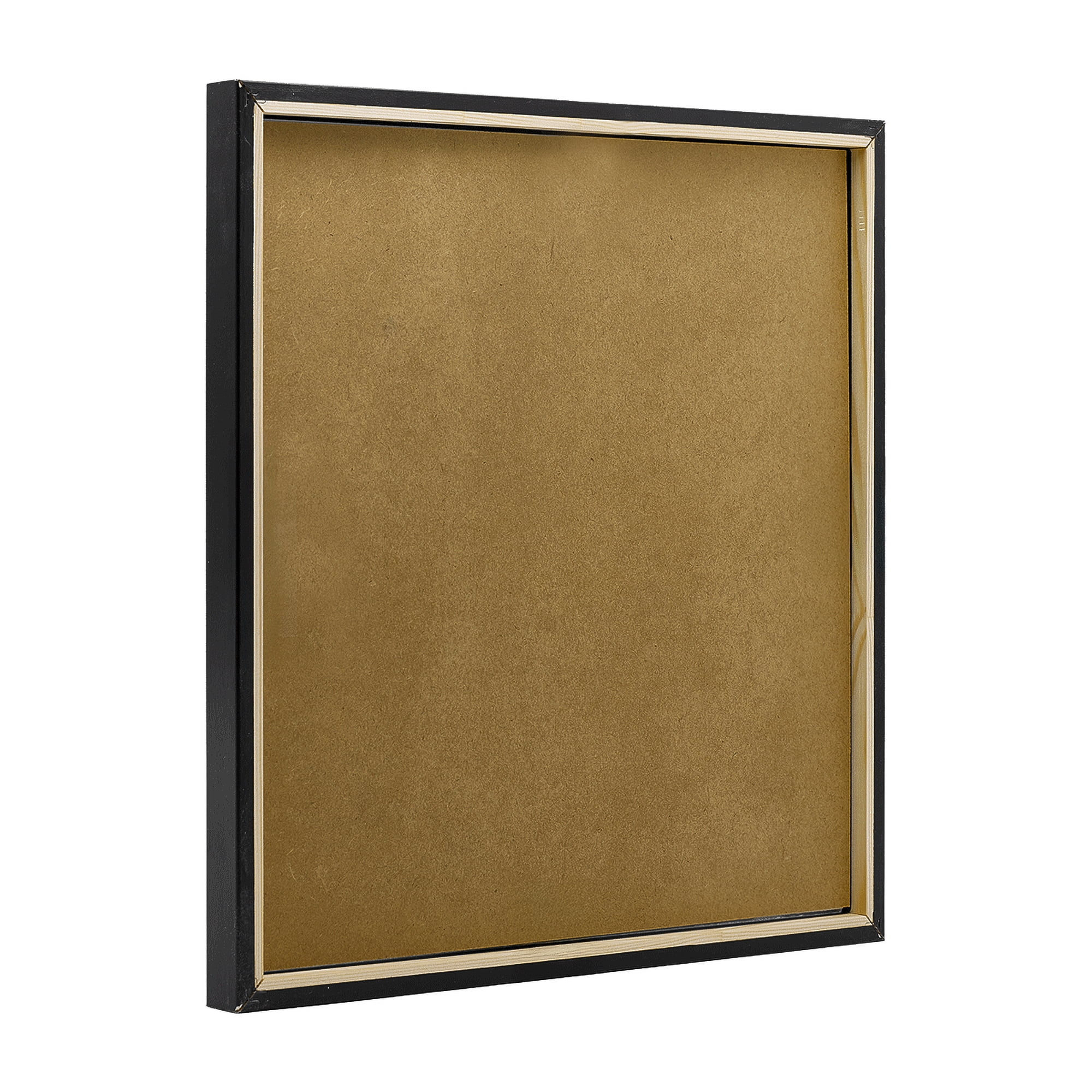 Stupell Industries Detailed Rounded Elementals Black Framed Print Under Glass, design by El Perkin