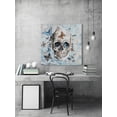 thumbnail image 4 of Parvez Taj "Clouded Happy Butterfly Skull" Painting Print on Wrapped Canvas, 4 of 7