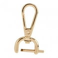 thumbnail image 5 of Swivel Lobster Claw Clasps Clips Alloy Keychain Clasps Bag Handbag Clasps Swivel Snap Hooks for DIY Shoulder Strap, Purse Hardware , 16mm Gold, 5 of 10