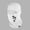 White, variant on Gothic Cross Loose-Fitting Balaclava