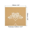 thumbnail image 2 of Unique Bargains Table Name Place Cards,25pack Favor Decor Hollow Butterfly Cut Design Seat Blank Card, Yellow, 2 of 5