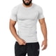thumbnail image 2 of pstuiky camisetas de hombre, Camiseta deportiva informal de manga corta con cuello redondo y color liso para hombre camisas casuales para hombre xl, 2 of 6