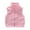 Pink, variant on Boys Girls Fleece Jacket Full Zip Stand Collar Shaggy Sleeveless Sweaters Coat Fall Winter Clothes 3-12 Years (12-13Years, Yellow)