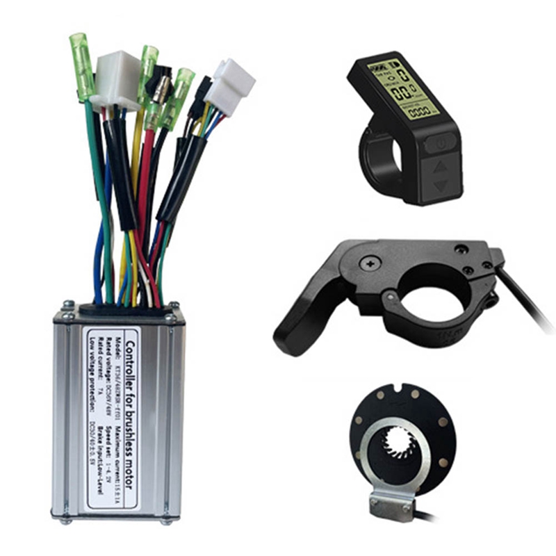 36V/48V 250W Controller LCD4 Display Meter PAS Set EBike Conversion