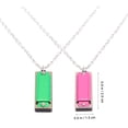 thumbnail image 2 of MasteelfCA 2 Pcs Double Rangée 4 Trous 8 Tons Instrument de Musique Harmonica Jouet Musical Éducatif pour Débutants Enfants (Vert + Rose), 2 of 7