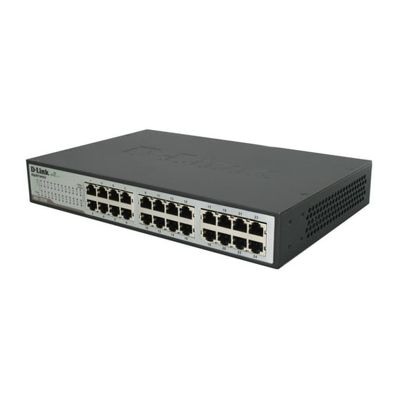 D-Link DGS-1024D Unmanaged 24-Port Gigabit Unmanaged Desktop or Rackmount Switch