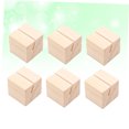 thumbnail image 3 of Minkissy 10 Pcs Table Photo Holder Wood Handmade Beige Square Shaped Displaying Names for Office Use, 3 of 6
