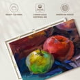 thumbnail image 6 of Elephant Stock Apples Still Life Wall Art - Horizontal Canvas Wall Art - Dining Room Wall Decor - Food And Drink Canvas - Gray And Brown Decor - 36" x 24", 6 of 8