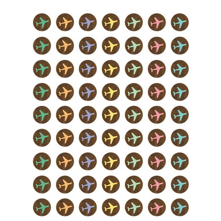 UPC: 0194629102624 | Teacher Created Resources Travel the Map Airplanes Mini Stickers 378 Per Pack 12 Packs