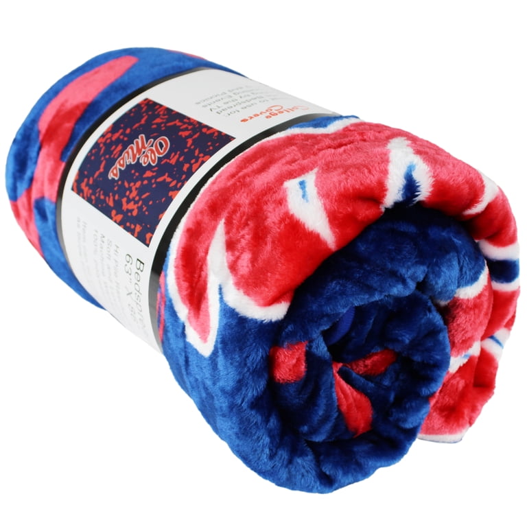 Ole Miss Rebels Minky Throw Blanket - Officially Licensed, 42" X 36", Soft Fleece