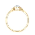 thumbnail image 2 of Certified Pear Lab Grown Diamond Engagement Ring, 0.6 Carat - EF-VS Quality - With Jewelry Box, 14K Yellow Gold, US 5.50, 2 of 8