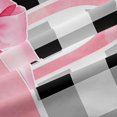 thumbnail image 5 of Manfei Geometric Checkered Print Blackout Curtains Set of 2 (52x84 Each),Initial Letter P Curtain, 5 of 6