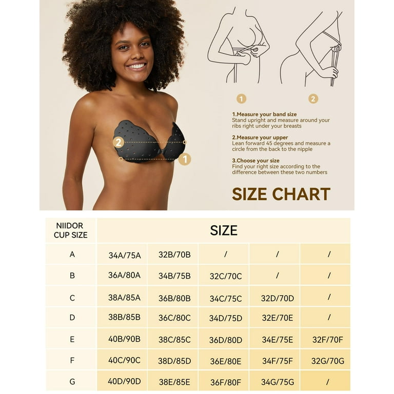 Up To 77% Off on Adhesive Bra Strapless Bras I