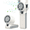 White, variant on Portable Handheld Turbo Fan, 199-Gear High Speed Wind 5000mAh Rechargeable Up to 12 Working Hours, 3 IN 1 Hand Fans for Outdoor Activities, Travel, Beach