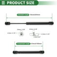 thumbnail image 5 of Unique Bargains 2 Set 55lb/245N 10inch/254mm Lift Supports Struts Black for Car Truck RV Boat, 5 of 6