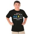 thumbnail image 5 of Retro PACMAN Dont Play With Your Food Crewneck T Shirts Boy Girl Teen Brisco Brands S, 5 of 6