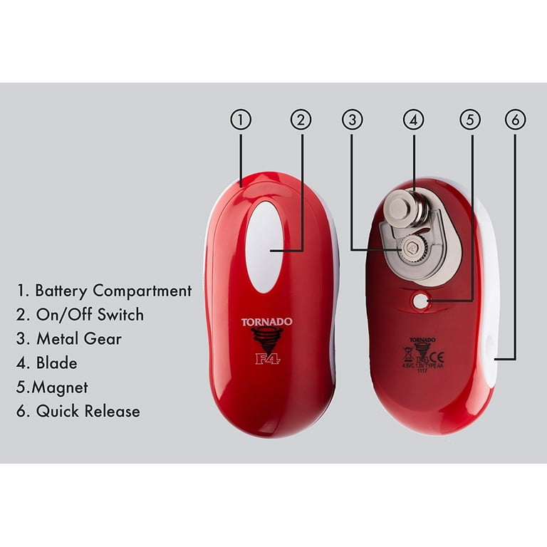 Tornado F4 Hands Free Automatic Can Opener