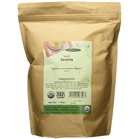 Davidsons Tea Bulk, Sencha, 16-Ounce Bag