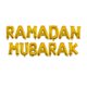 thumbnail image 5 of 16' Happy Eid Mubarak Ramadan Letter Foil Globos Decoración Alfabeto Banners, 5 of 5