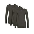 thumbnail image 1 of Sivvan Lot de 3 T-Shirts à Manches Longues Confort pour Femmes / T-Shirt sous-Blouse, 1 of 7