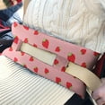 thumbnail image 3 of Berry Seatbelt Pillow - Post-Surgery Mastectomy Breast Cancer Recovery Cushion - Soft Car Travel Comfort with Strawberry Design, 3 of 5