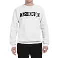 thumbnail image 2 of Wild Bobby State of Washington College Style Unisex Crewneck Sweatshirt, 2 of 6