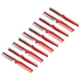thumbnail image 1 of BRIGHTFUFU 10Pcs Plastic Folding Comb Red Compact Portable Comb with Rounded Teeth for Styling, 1 of 7