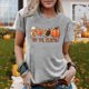 thumbnail image 5 of Camiseta Camisetas gráficas con cuello redondo, top holgado, traje informal de calle para mujer (gris oscuro XXL) Cgtredaw Gris oscuro T XXL para Mujer, 5 of 6