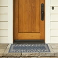 thumbnail image 3 of Safavieh Courtyard Candace Spotted Indoor/Outdoor Area Rug, Navy/Beige, 8' x 10', 3 of 10