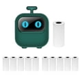 thumbnail image 1 of Riwcyla Pocket Printer Portable Thermal Instant Photo Printing Label Maker Machine BT Wireless Connect Compatible with Android or iOS APP Support Receipt Label Memo Sticker Notes Lists Scrapbook D, 1 of 6