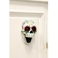 thumbnail image 5 of Ebros Day of The Dead White Floral Sugar Skull Wall Mounted Bottle Opener, 5 of 6