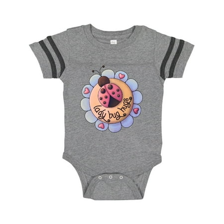 

Inktastic Ladybug Hugs with Flower Gift Baby Boy Bodysuit