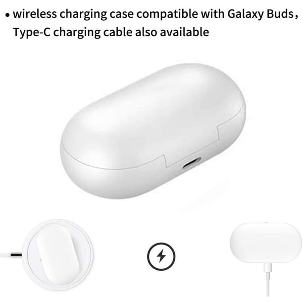 Wireless Charging Case Compatible with Samsung Galaxy Buds for