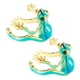 thumbnail image 5 of Juego de 2 anillos con forma de rana para mujer, ajustables, abiertos, decoración para los dedos, joyería divertida, regalo para novia, accesorios de rana, 5 of 7