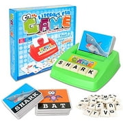 MengTing Alphabet Letter Word Spelling Game Spell Words Board Game for Kids Preschoolers Learning Great Educational Play Set
