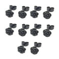 thumbnail image 1 of Qarigey Pendientes de 5 piezas para mujer y niña, aretes redondos de acero de titanio, para regalo, accesorios de joyería exquisitos Ropa, zapatos y accesorios Miscelánea alfiler negro Qarigey AP009678-03B, 1 of 6