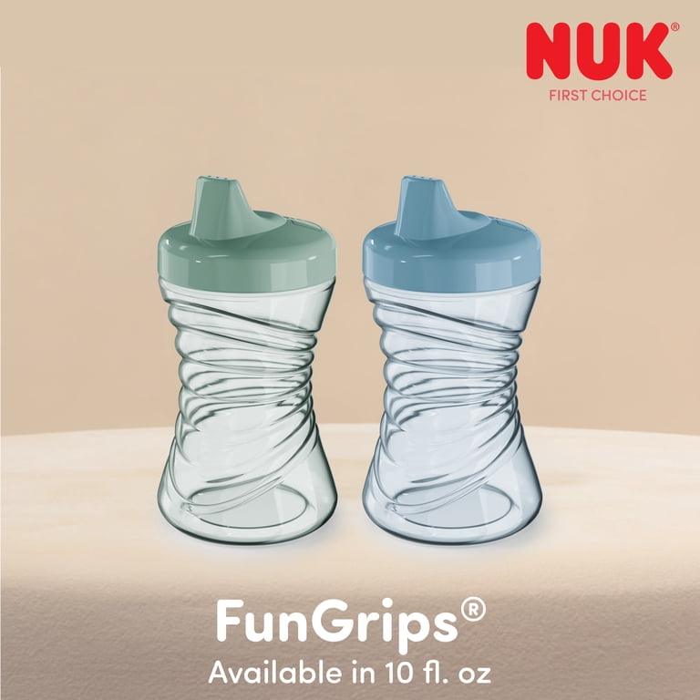 NUK First Choice Fun Grips Hard Spout Cup, 10 oz, 2 Pack - Walmart.com