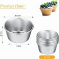thumbnail image 2 of 10Pcs Egg Tart Molds Cupcake Mini Pie Mold Metal Muffin Baking Cup Cake Bakeware, 2 of 6