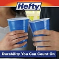 thumbnail image 6 of Hefty Party On Disposable Plastic Cups, Marine Blue, 18 oz, 120 Count, 6 of 7