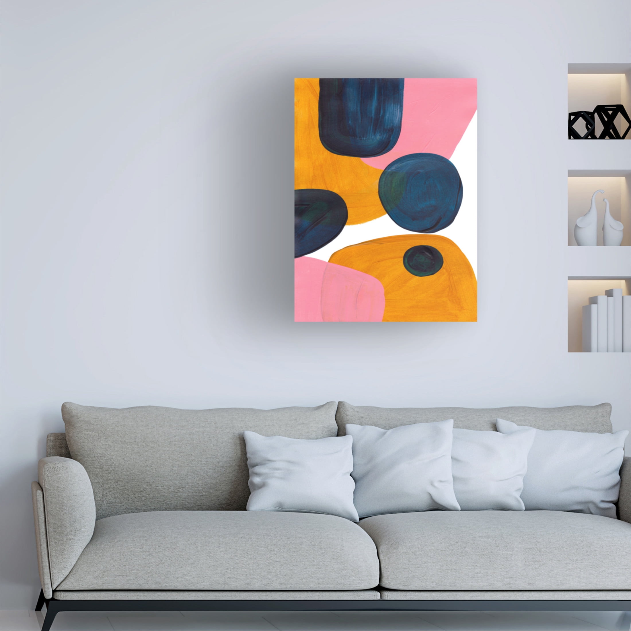 Trademark Fine Art Ejaaz Haniff  Pink Rollie Pollie Canvas Wall Art