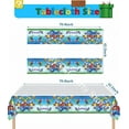 thumbnail image 3 of Mantel de Mario, decoración de fiesta de cumpleaños, mantel desechable, mantel de Super Bros, mantel de baby shower, regalos para niños, suministros para fiestas, 3 of 5