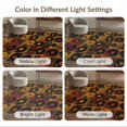thumbnail image 7 of ODIKA 9'x12' Washable Area Rug Record Vinyl Retro Music Disc Featuring Turntable Player Dj Cassette for Master Suite, California King, Under Bed, Non-Shedding, Easy Care, 7 of 7