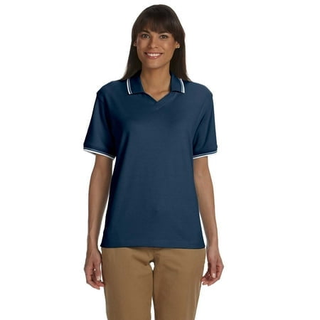 Devon & Jones Polo Interlock Parfait pour Femme
