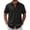 Black, variant on JoveMarine Mens Short Sleeve Button Down Shirts Breathable Fabric Casual Everyday Comfort Top,Black L
