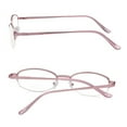 thumbnail image 3 of Women Simple Vintage Classic Business Reading Glasses Ultra Light Glasses Eye Protection Anti-fatigue PINK STRENGTH 100, 3 of 7